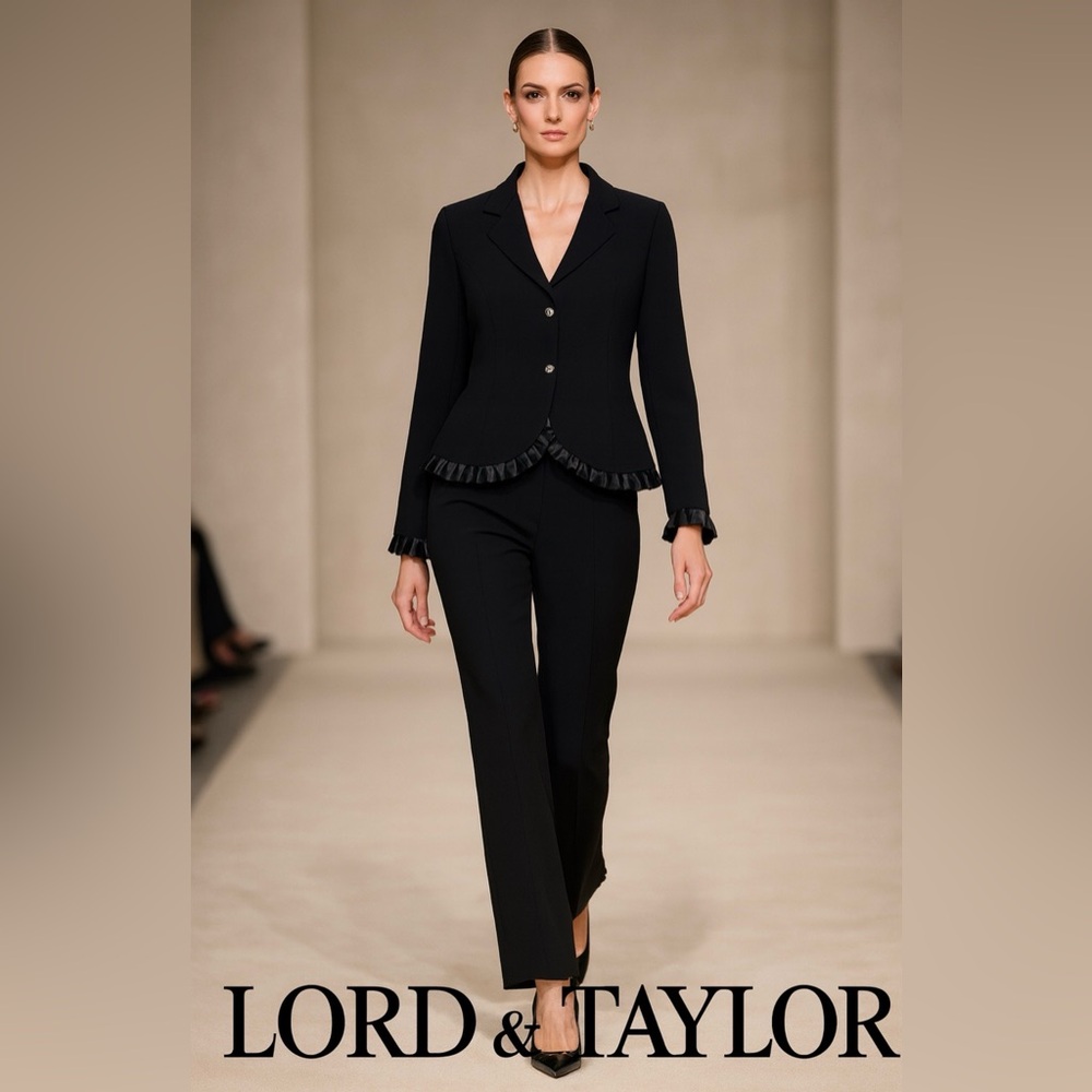 Lord & Taylor Classic Black Blazer